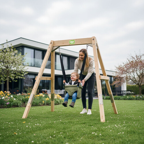 EXIT TOYS EXIT Silvi Wooden Swing That Grows with You 1
