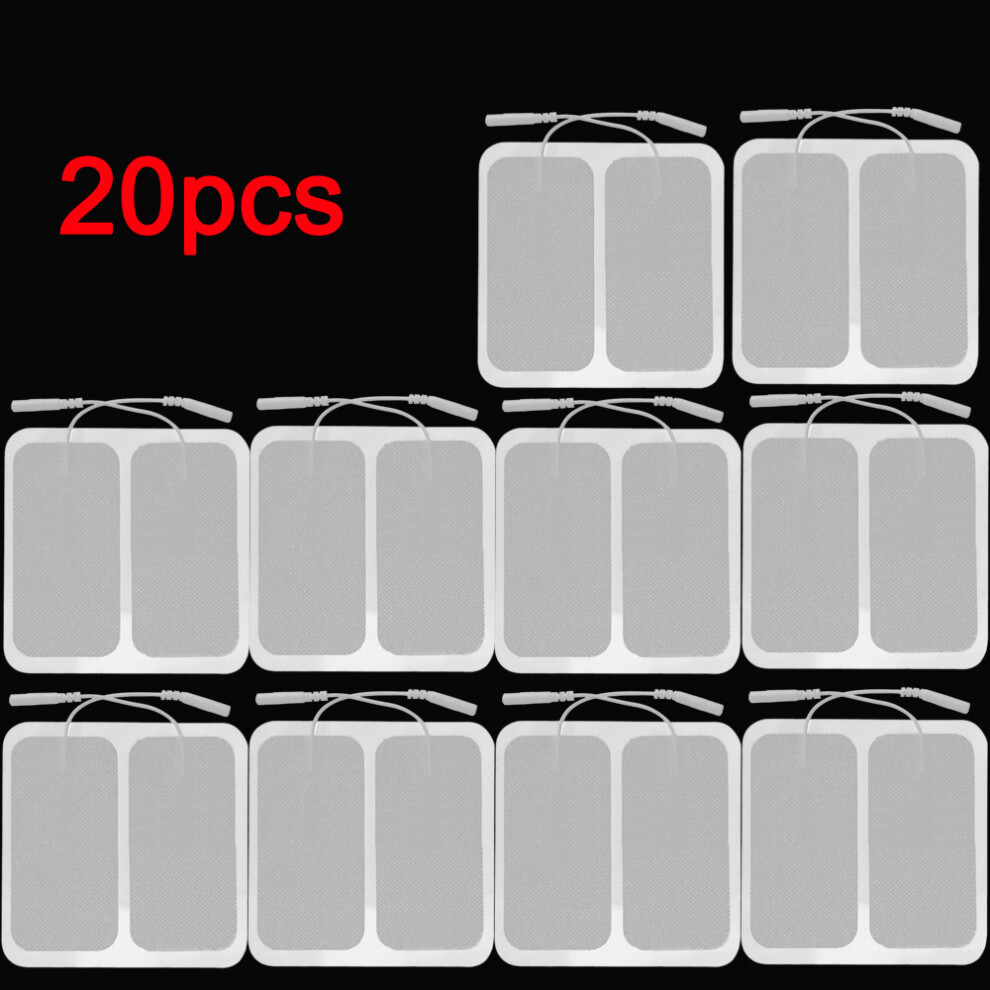 (20pcs) Electrode Pads for Body Relaxation & Muscle Therapy - Electrical Massager Sheets