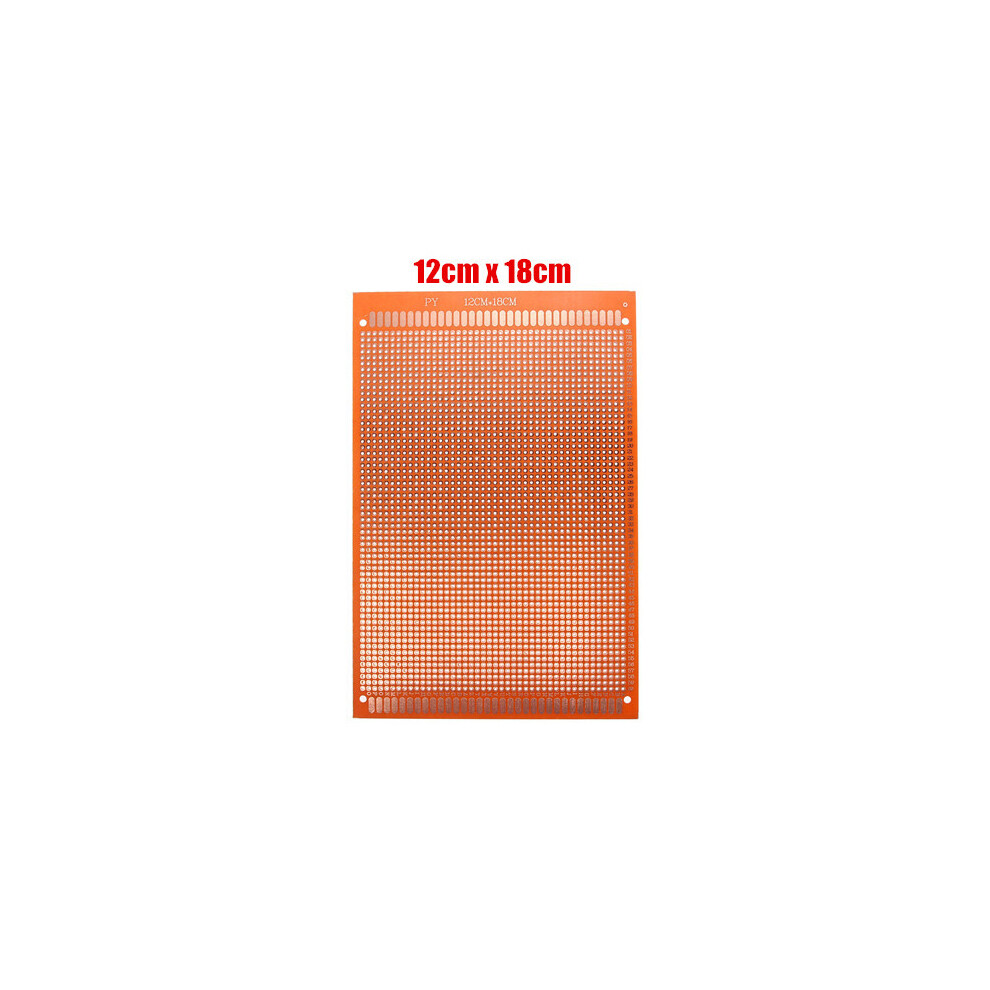 (12*18) 10Pcs Prototype Pcb Printed Circuit Board Universal Solder Stripboard Breadboard 110691326393