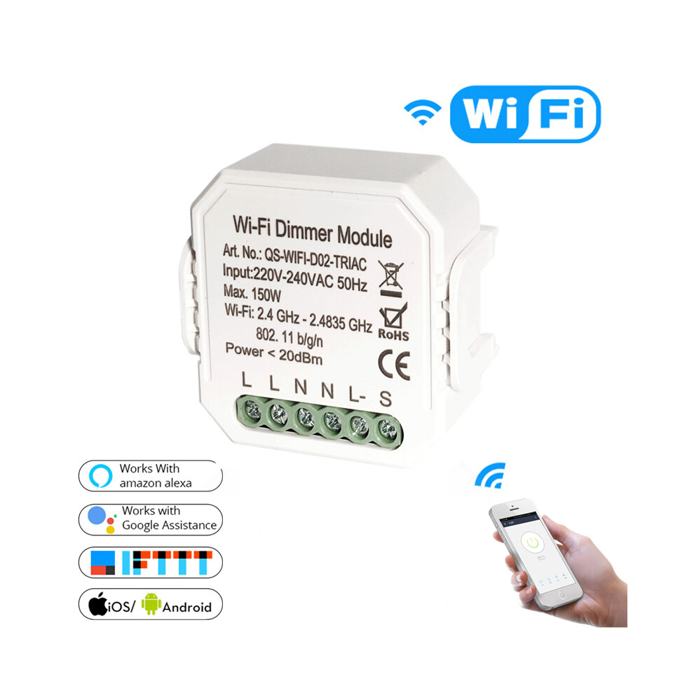 2-Way Wifi Smart Dimmer Module Switch For Alexa Smart Life/Tuya App Remote Control Light 110691328878
