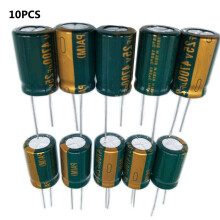 10PCS Electrolytic Capacitor 4700uF 25V Radial Low ESR & Impedance High Frequency