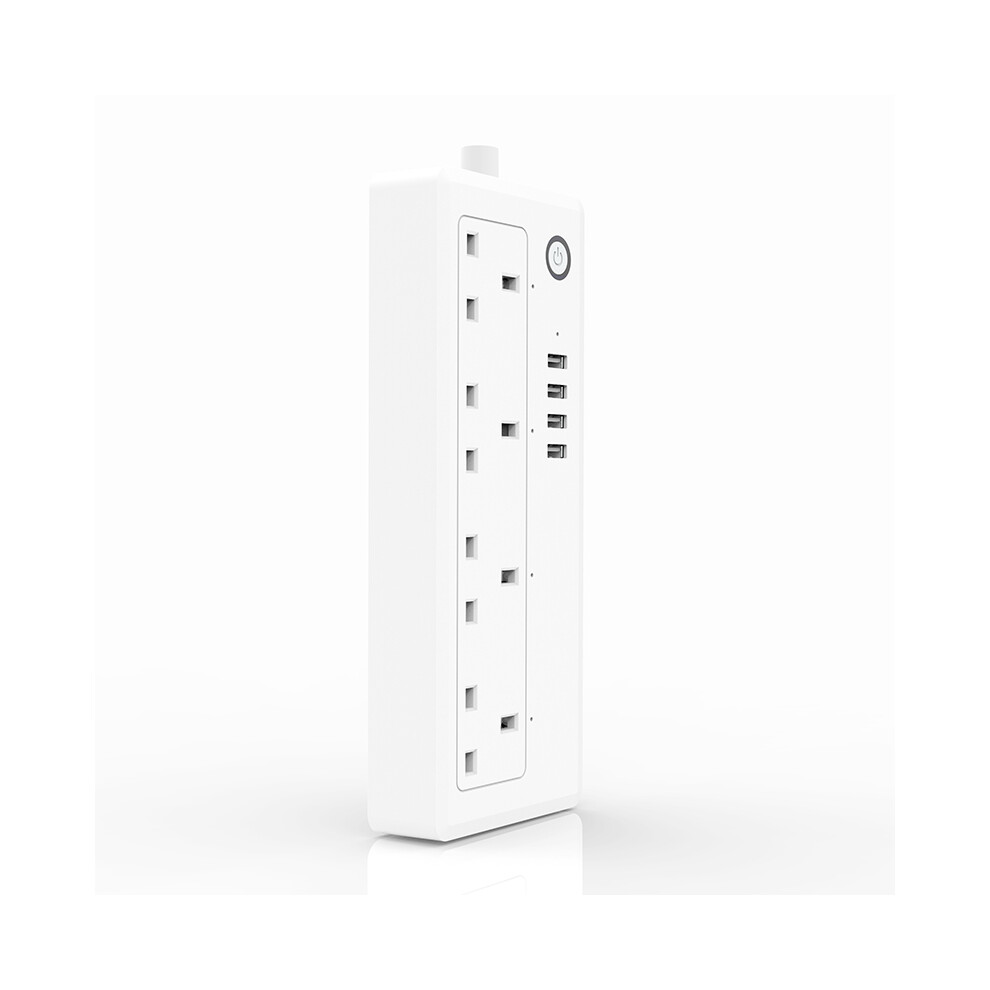 (Uk) Smart Wifi Outlet Power Strip Surge Protector 4 Usb Port App Remote Control Socket 110691328588