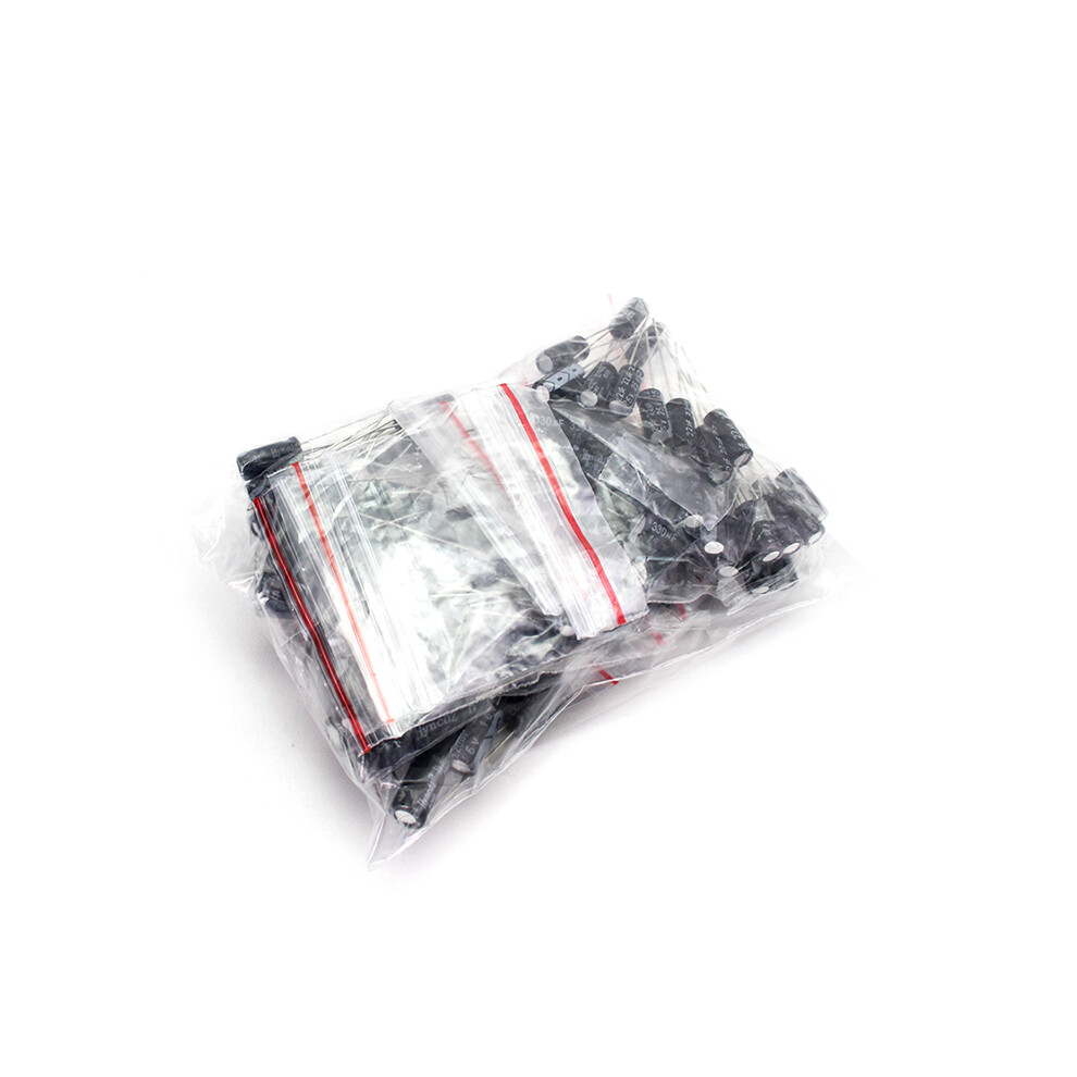 120PCS 12 Values 0.22UF-470UF Electrolytic Capacitors Assorted Kit DIY Electronic Components