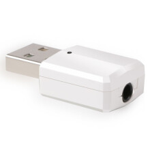 (White) ZF169 Bluetooth 5.0 Receiver Transmitter Wireless Mini 3.5mm Stereo Adapter For Car Transmitter For TV