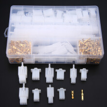 580PCS 2.8mm 2 3 4 6 Pin Car Motorcycle Wire Connector Male Female Terminal Plug Kit