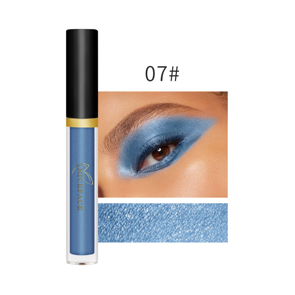 (#07) 10 Colors Diamond Pearlescent Liquid Eye Shadow Shimmer Glitter Eyeshadow Highlighter Waterproof Makeup Cosmetic