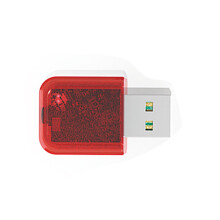 (Red) 2 In 1 Bluetooth Transmitter&Receiver Wireless Home TV Stereo 3.5mm Audio Adapter