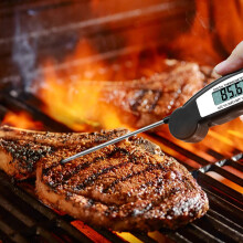 Digital Meat Thermometer Foldable Food Milk Cooking Barbecue Grill Temperature Indicator Tools