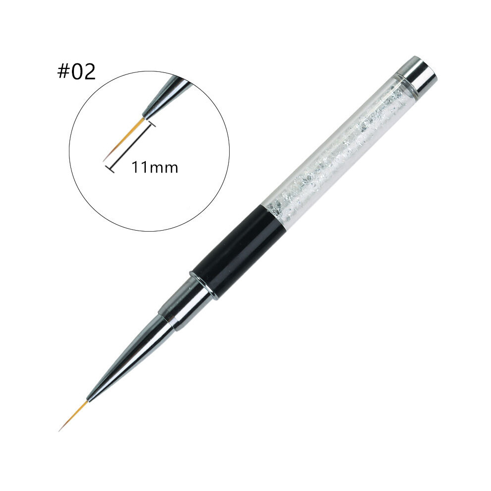 (#02) Professional Nail Brush Hand Draw Tips Drawing Line Painting Pen Tools Manicure Nail Art Decoration