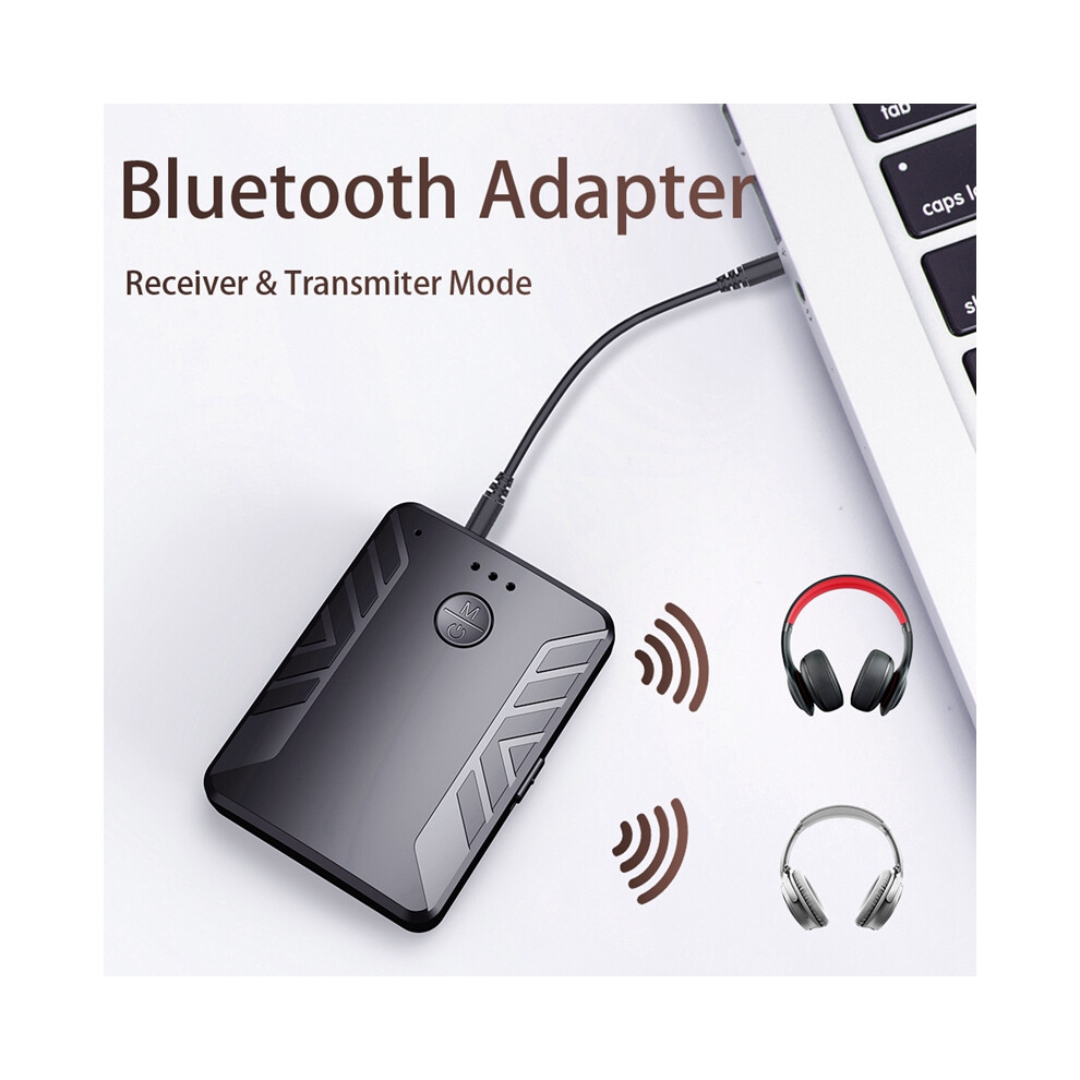 Bluetooth 5.0 Adapter Audio Transmitter Receiver For 3.5Mm Car Tv Pc Headphones Mic Speaker 110691331922