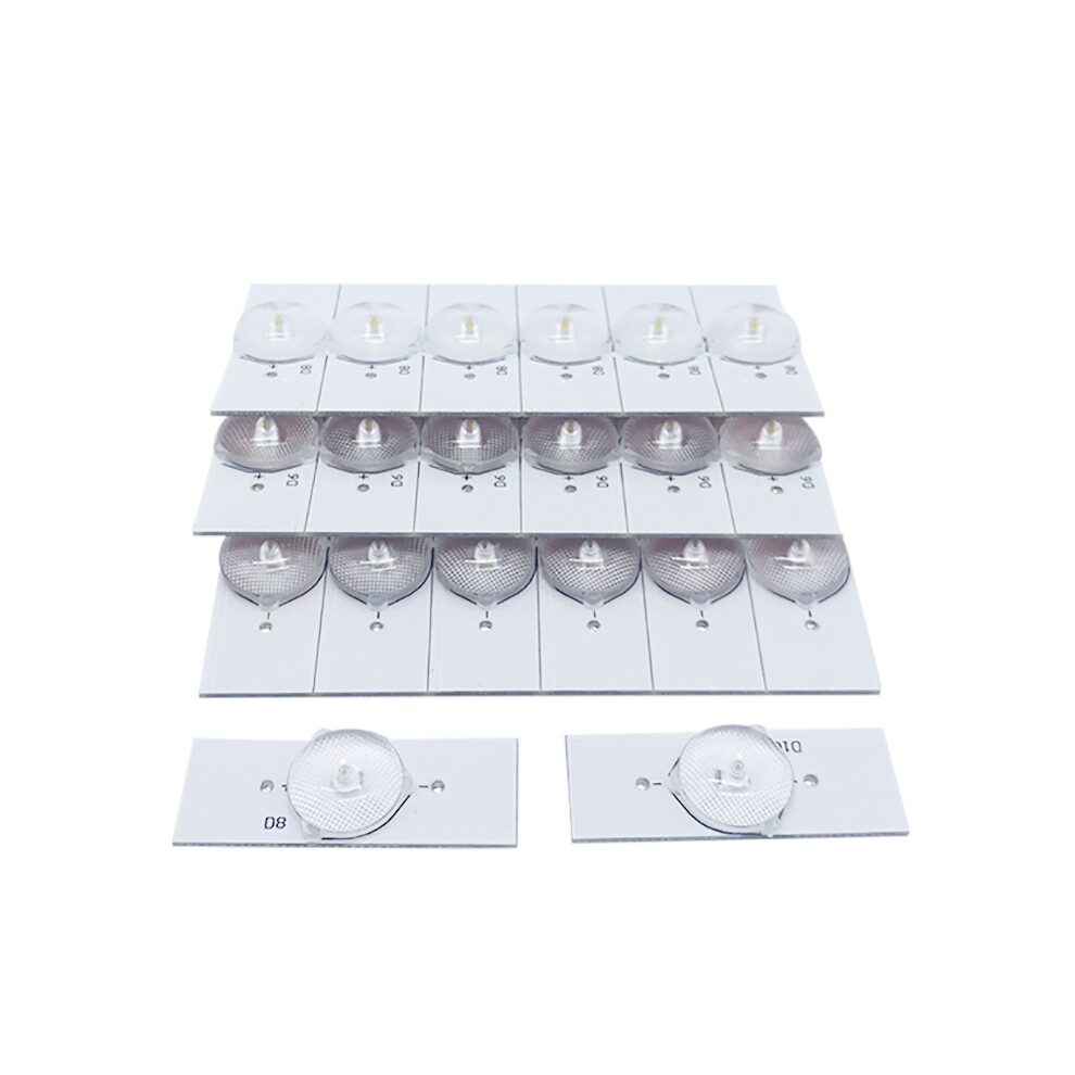 (20Pcs 3V Smd) 3V 6V Ultra Bright Lamp Beads With Optical Lens Fliter For 32-65 Inch Led Tv Repair 110691326539