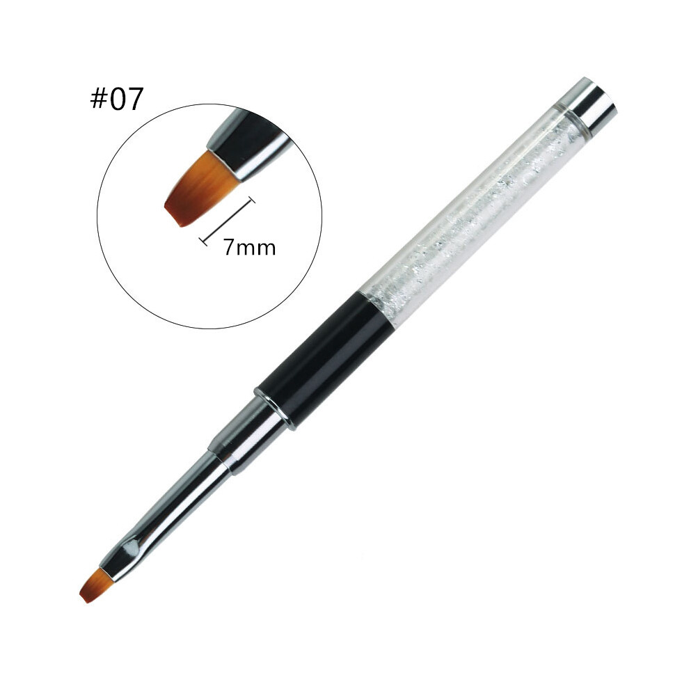 (#07) Professional Nail Art Pen Tips UV Builder Gel Drawing Painting Brush Manicure Set
