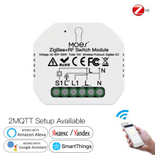 Tuya ZigBee 3.0 Switch Module Timer Schedule Voice Control for Alexa Google Home