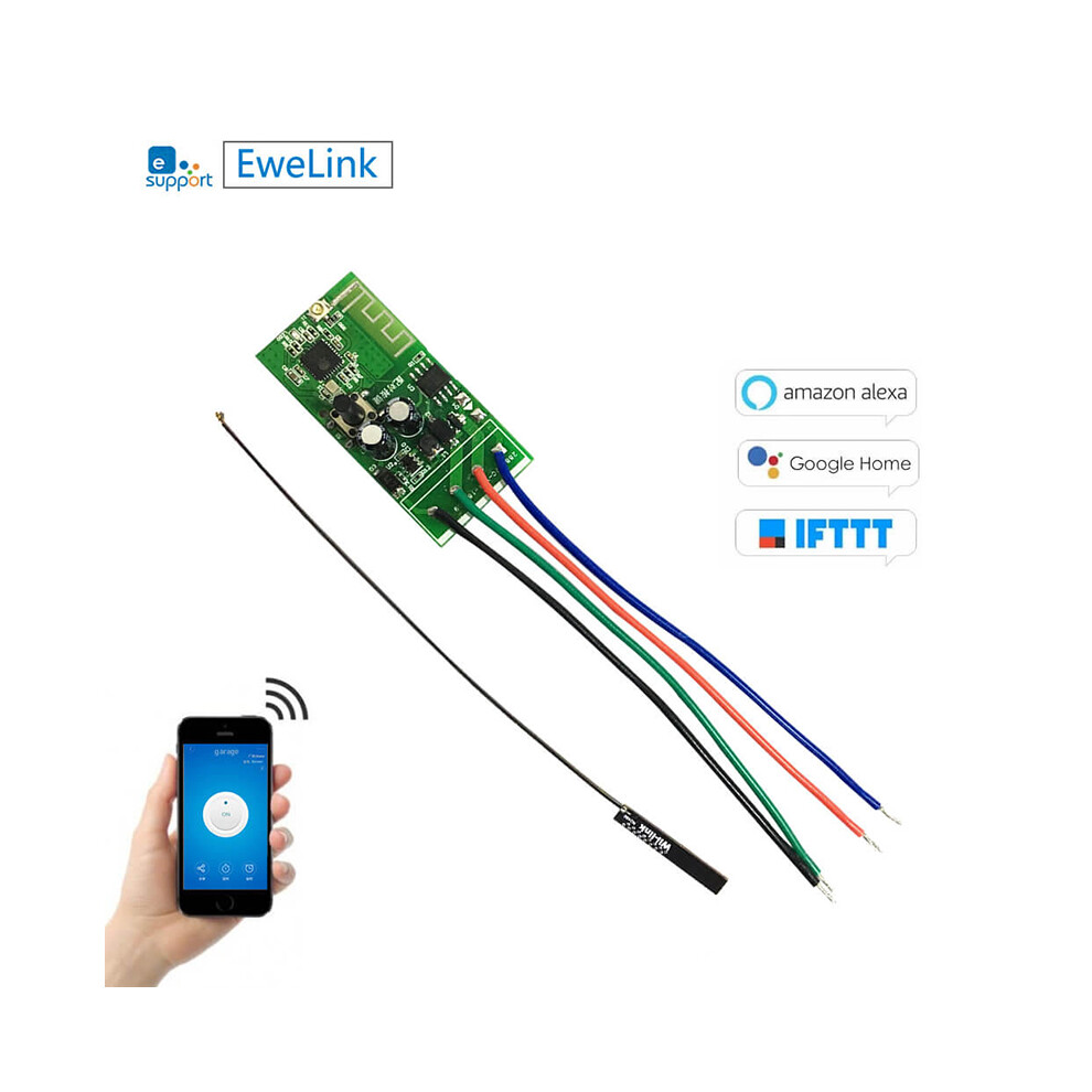 Ewelink 12V Dc Smart Wifi Switch Wireless Relay Module Timer For Electronic Gate Locks 110691330307