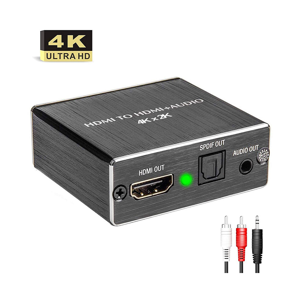 3D 4K*2K Hdmi Audio Extractor Optical Spdif 3.5Mm Stereo Converter Splitter 110691330734