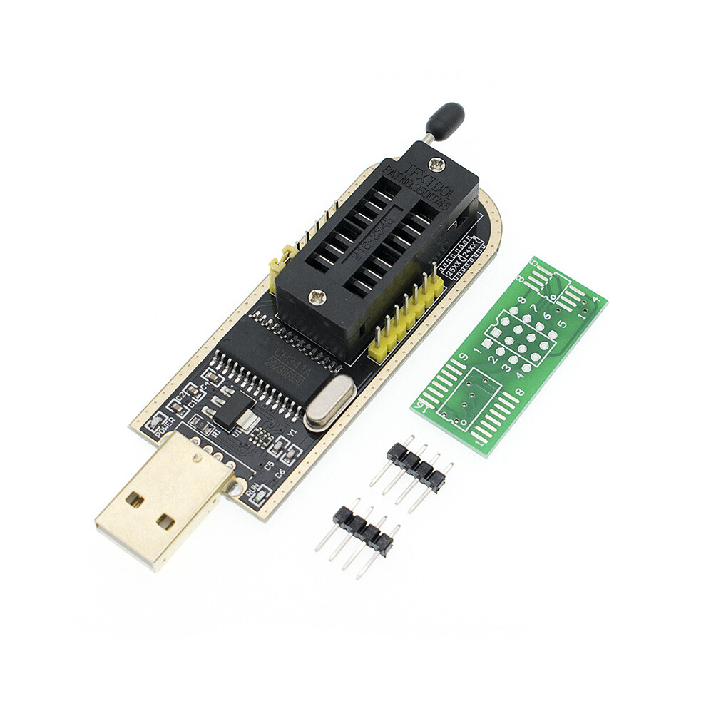 (Ch341a) Ch340 Ch340g Ch341 Ch341a 24 25 Series Eeprom Flash Bios Usb Programmer With Software & Driver 110691330376
