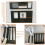 2X Mining Frame Mining ETH Motherboard Bracket Thickened Bitcoin Mining Rig Case Support ITX/  ATX for 8 GPU(ATX) 6