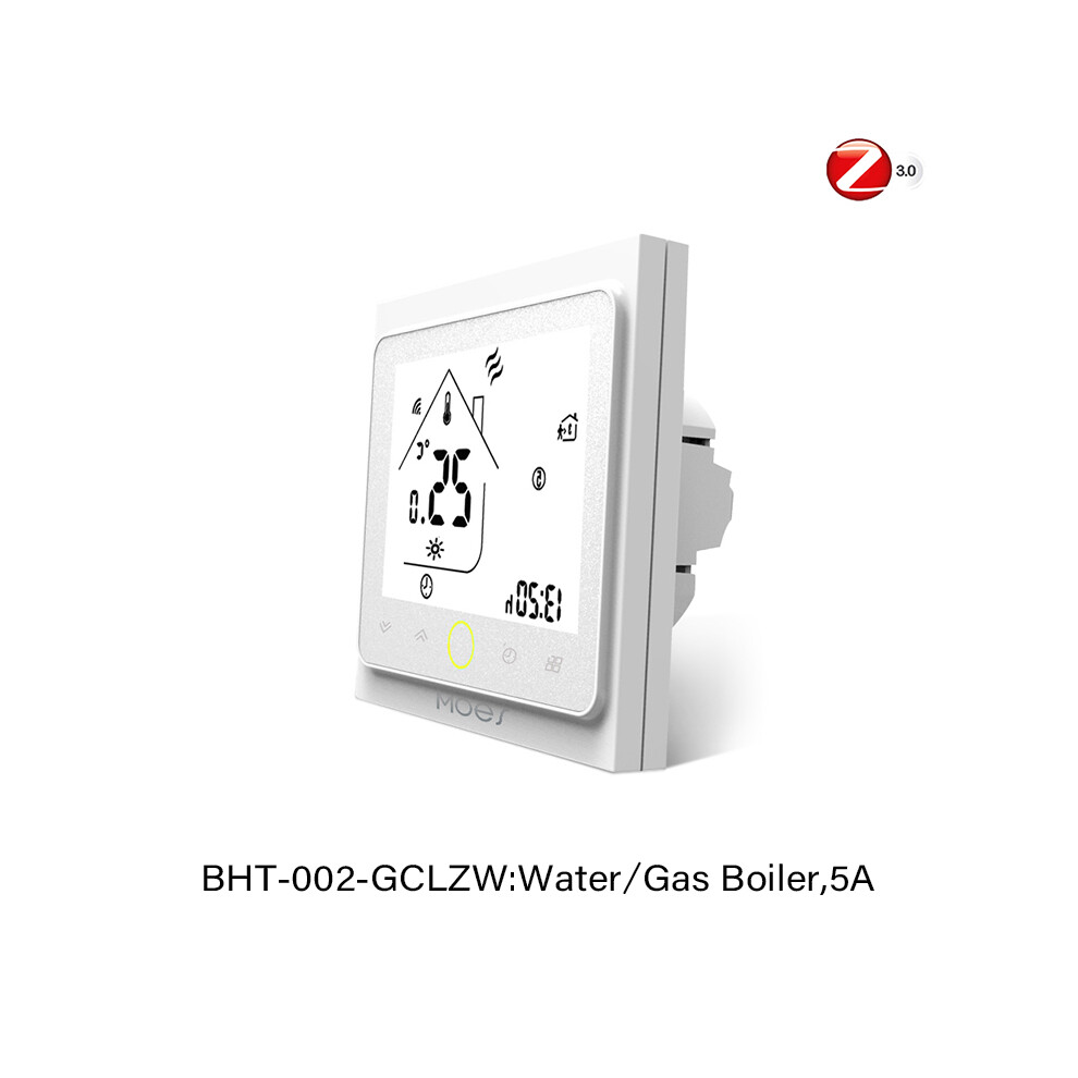 (Bht-002-Gclzw) Zigbee Smart Thermostat Temperature Controller Hub Required Water/Electric Floor Heating Gas Boiler For Alexa Google Home 110691332455