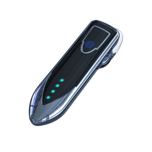 (Black) Wireless Bluetooth 5.0 Earpiece Touch Control Noise Cancelling Stereo Headphone