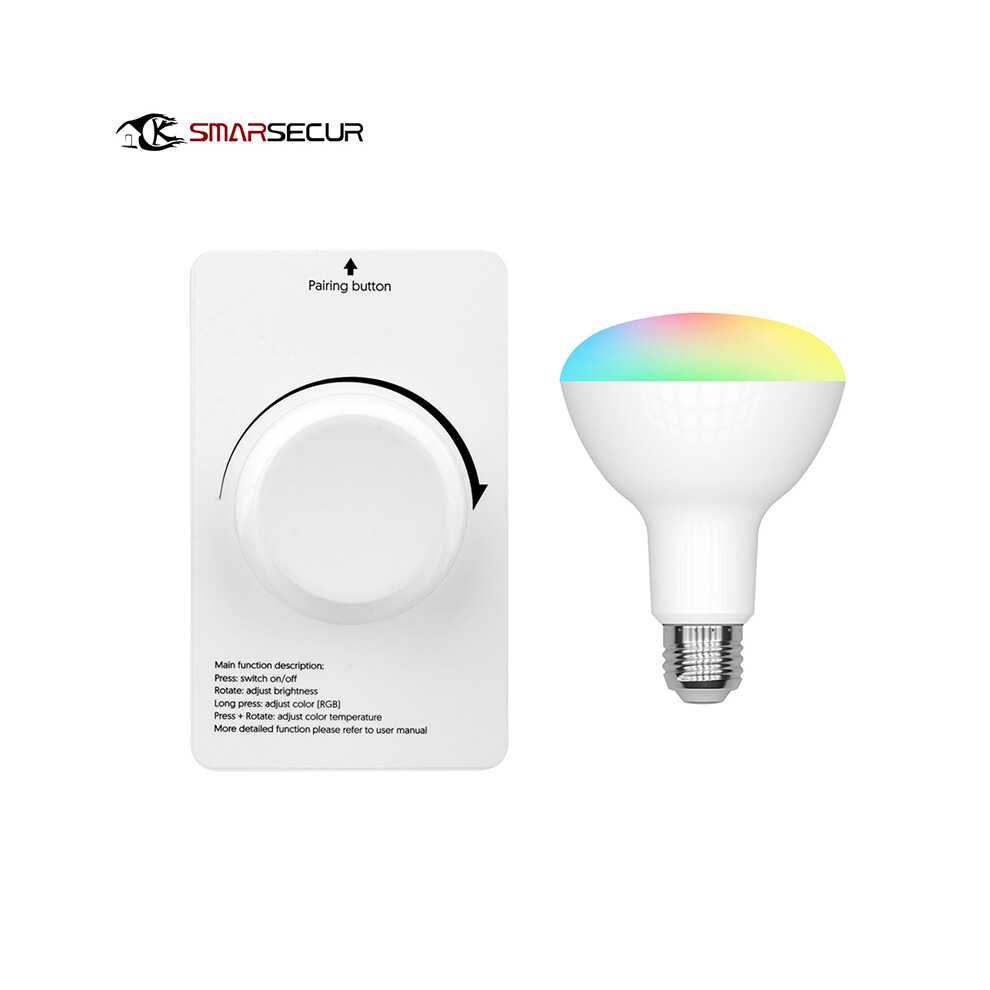 (E27+Remote Control) Tuya Wifi Smart Led Bulb Rgb Dimmable App Remote Voice Control For Google Home Light 110691330826