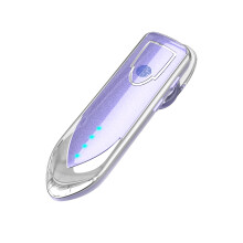 (Purple) Wireless Bluetooth 5.0 Earpiece Touch Control Noise Cancelling Stereo Headphone