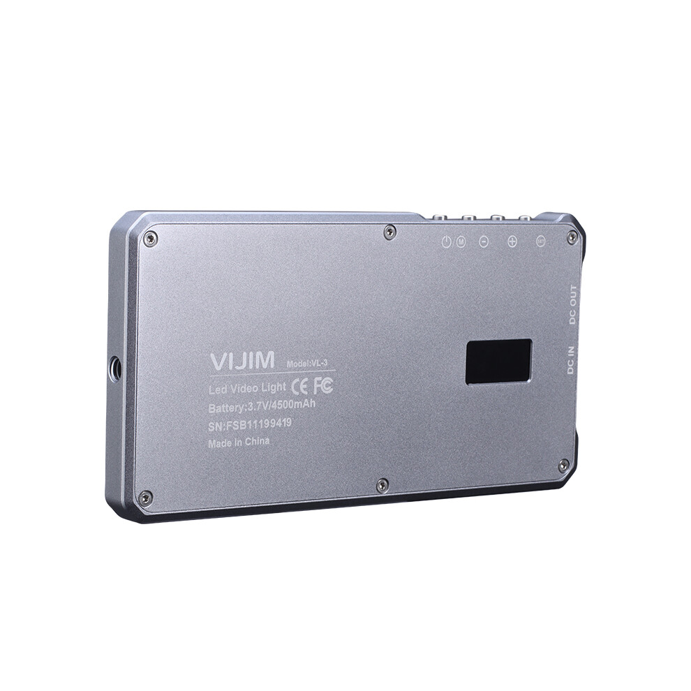 (Titanium) Vijim Vl-3 Rgb Led Video Dslr Fill Lamp 3000-6500K Photography Ing Light 110691331151