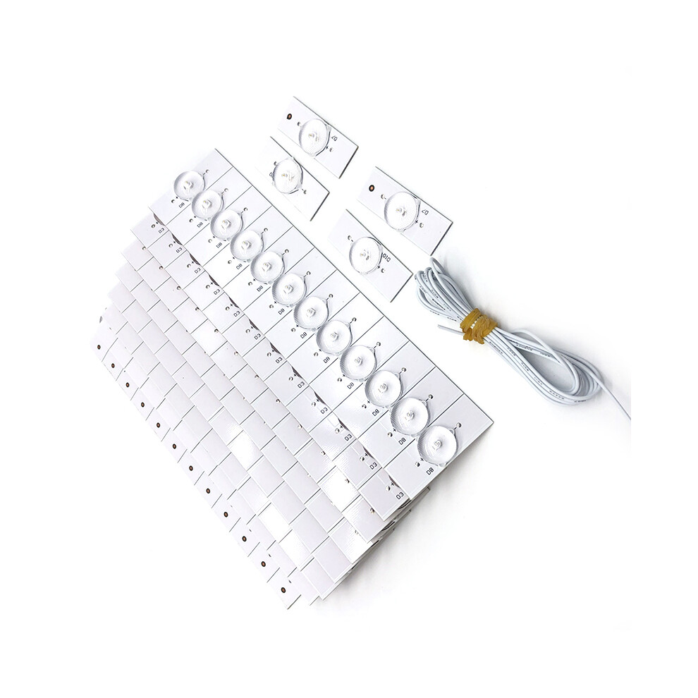 (6V Smd With Cable) 100Pcs 3V/6V Smd Lamp Beads With Optical Lens Fliter For Led Tv Backlight Strip Repair 110691332868