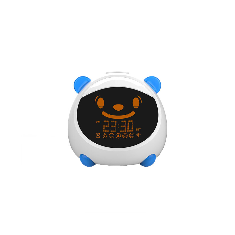 (Eu ) Smart Wifi Alarm Clock Light Sound Expression Sleep Trainer App & Voice Control Blue 110691332240