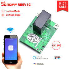 SONOFF RE5V1C 5V WiFi DIY Switch Inching/Selflock Dry Contact Relay Module