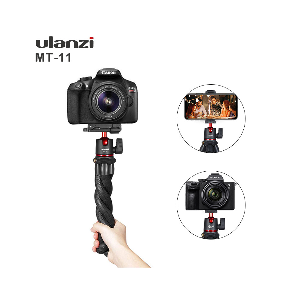Ulanzi Mt-11 Universal Flexible Octopus Mobile Phone Tripod 2 In 1 Foldable Clip Arm 110691329011