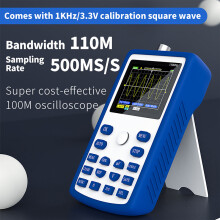 FNIRSI 1C15 Professional Digital Oscilloscope 110MHz Analog Bandwidth 500MS/s Sampling Waveform Storage