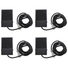 4X Hand Metal Foot Pedal  1.8 Meters Cable 2 Pins Connector Spot Welding Tig Torch