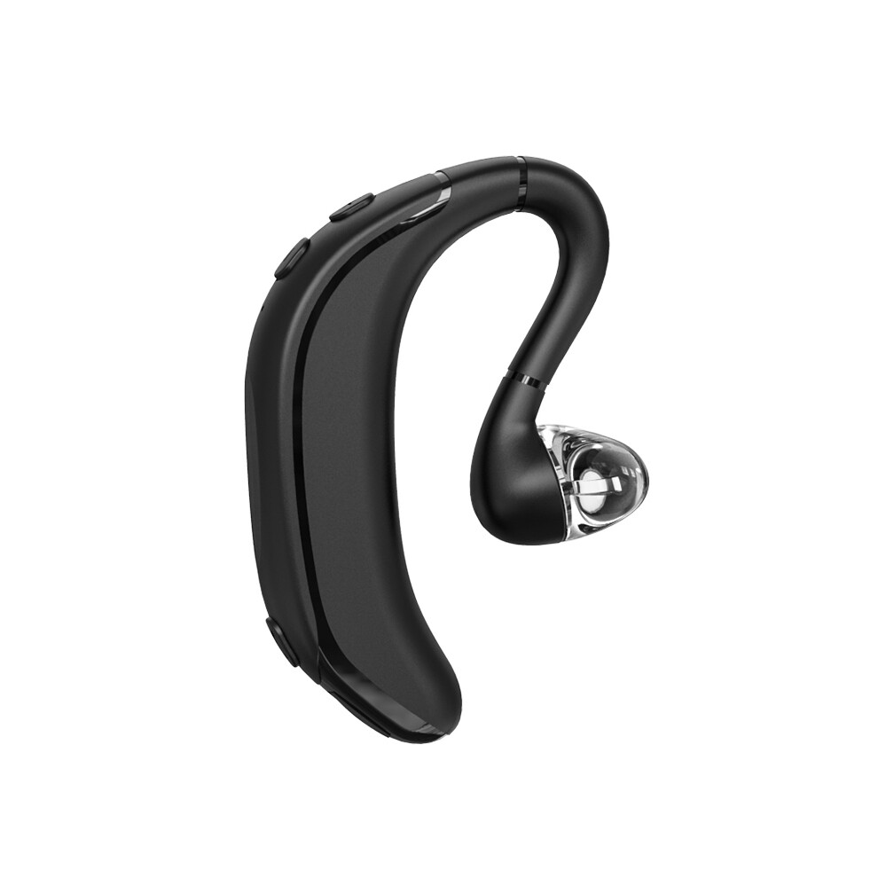 (Black) M-800 Bluetooth V5.0 Earpiece Wireless Handsfree Headset With Noise Cancelling Mic Black 110691333230