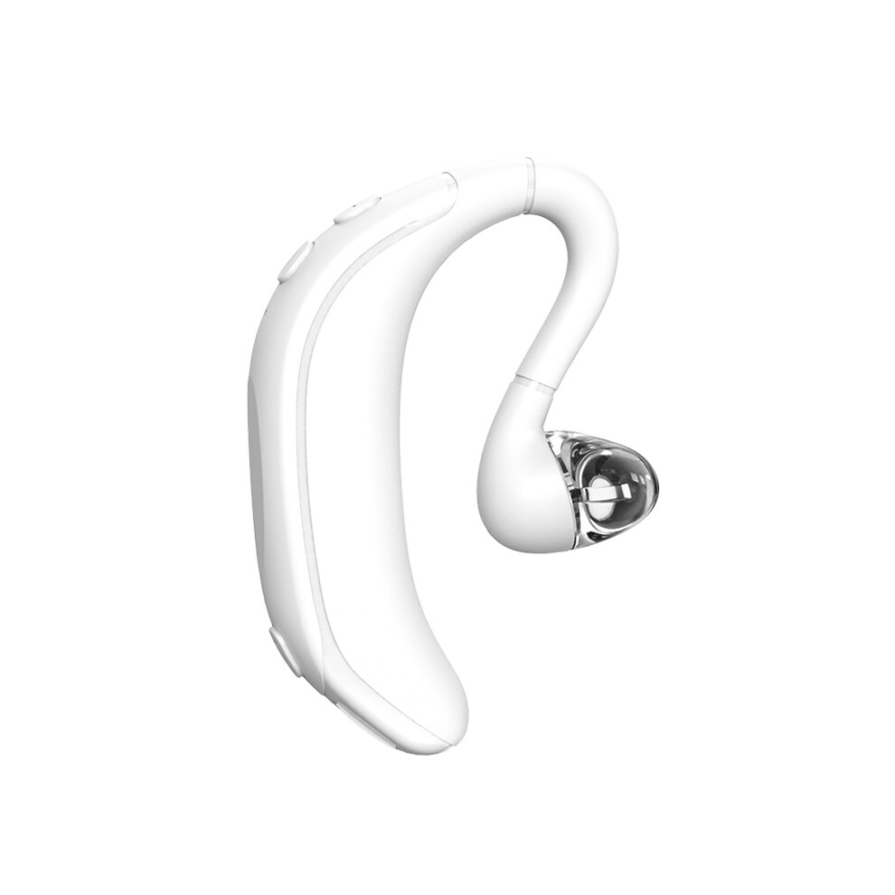 (White) M-800 Bluetooth V5.0 Earpiece Wireless Handsfree Headset With Noise Cancelling Mic White 110691333223