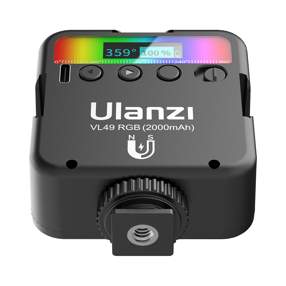 Ulanzi Vl49 Pocket Led Video With 3 Cold Shoe Mount Vlog Photo Fill Lamp Light 110691333759