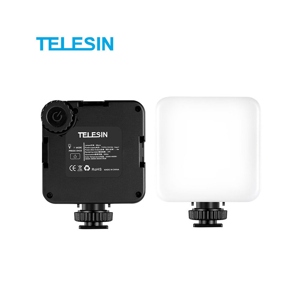 Telesin Mini Rgb Led Video 2000Mah Portable Pocket Photographic Ing Vlog Fill Lamp For Smartphone Dslr Slr Camera Light 110691333902