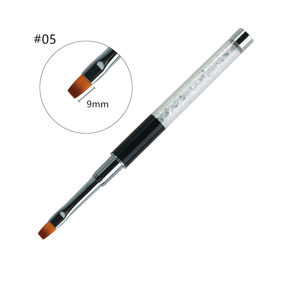 (#05) Professional Nail Art Pen Tips UV Builder Gel Drawing Painting Brush Manicure Set