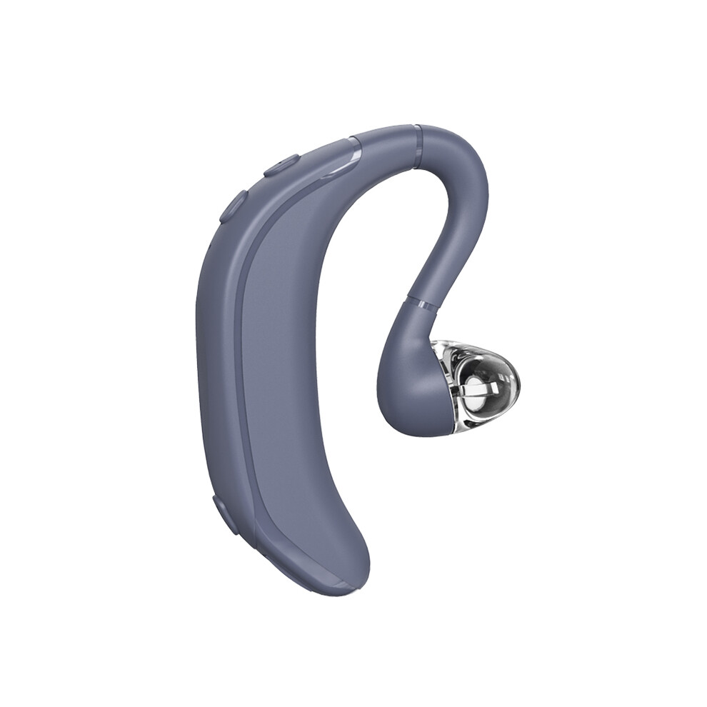 (Gray) M-800 Bluetooth V5.0 Earpiece Wireless Handsfree Headset With Noise Cancelling Mic Gray 110691333254