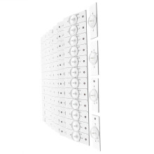 (3V SMD) 100PCS 3V/6V SMD Lamp Beads with Optical Lens Fliter for LED TV Backlight Strip Repair
