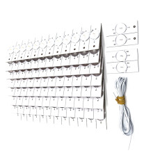 (3V SMD With Cable) 100PCS 3V/6V SMD Lamp Beads with Optical Lens Fliter for LED TV Backlight Strip Repair