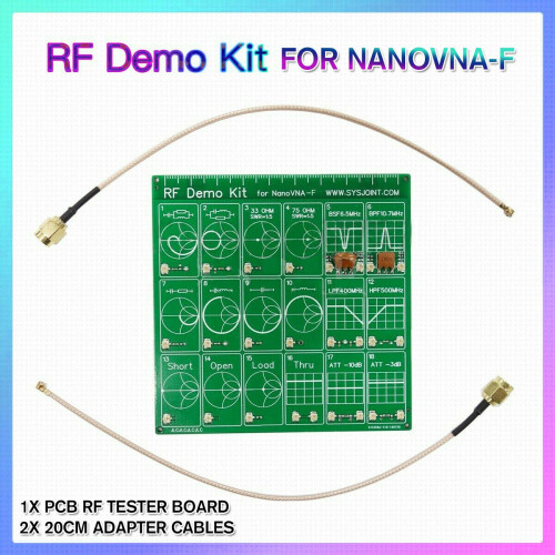 RF Tester Board Filter Attenuator Demo Kit for NanoVNA-F Vector Network Analyzer