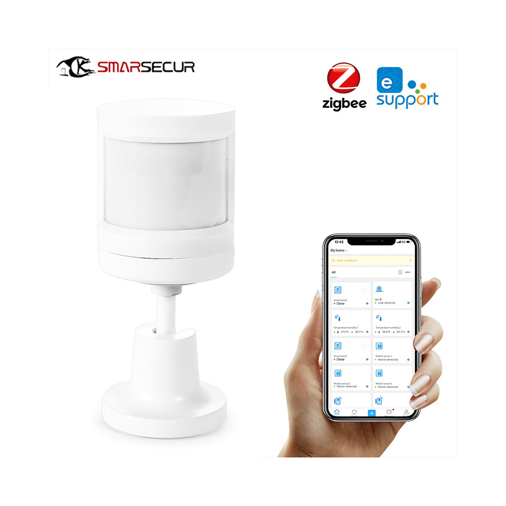Ewelink Zigbee 3.0 Smart Pir Motion Sensor Built In Battery Passive Infrared Detector Wireless Security Burglar Alarm Sensor 110691334022