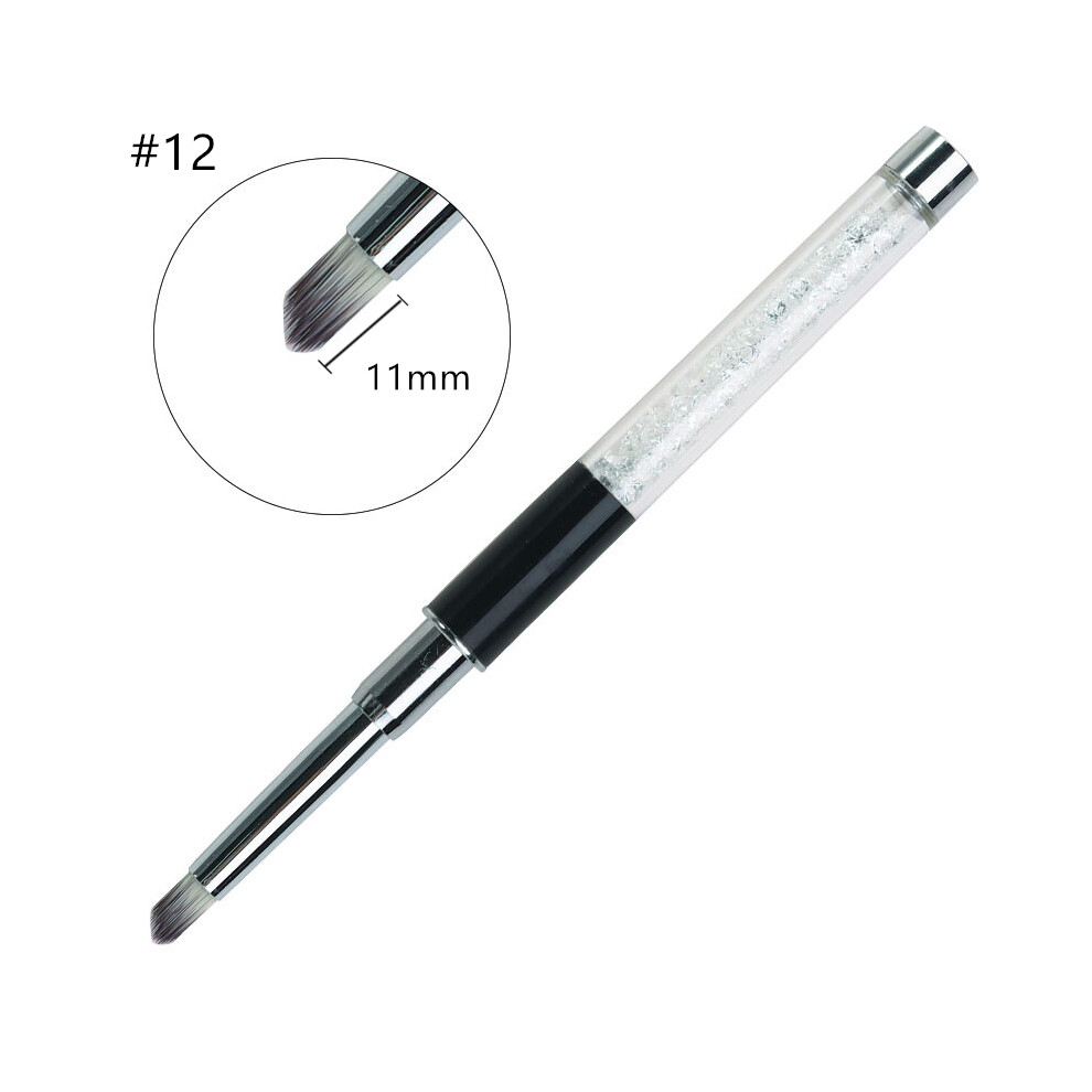 (#12) Professional Nail Art Pen Tips UV Builder Gel Drawing Painting Brush Manicure Set