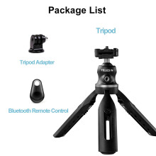 (Package A) Mini Extendable Tripod Stand Mount Ballhead Phone Holder for Action Camera iPhone Android DSLR
