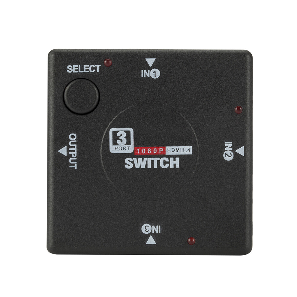 Mini 3 Port Hdmi Amplifier Mini Switcher Splitter 3 In 1 Out For Hdtv 1080P Video 110691330703