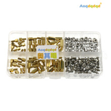 (180PCS M3) M2/M3 PC PCB Motherboard Brass Standoff Hexagonal Spacer Screws Nuts Assorted Kit