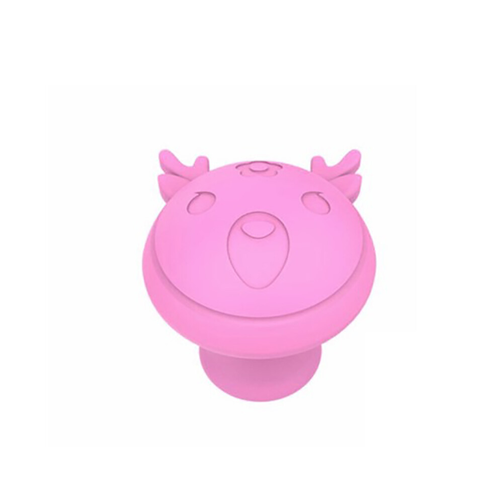 (Fawn Pink) Face Slimming Lifting Tool Skin Firming V Shape Exerciser Instrument Cute Portable Anti-Wrinkle Mouth Exercise Tool 110691497901