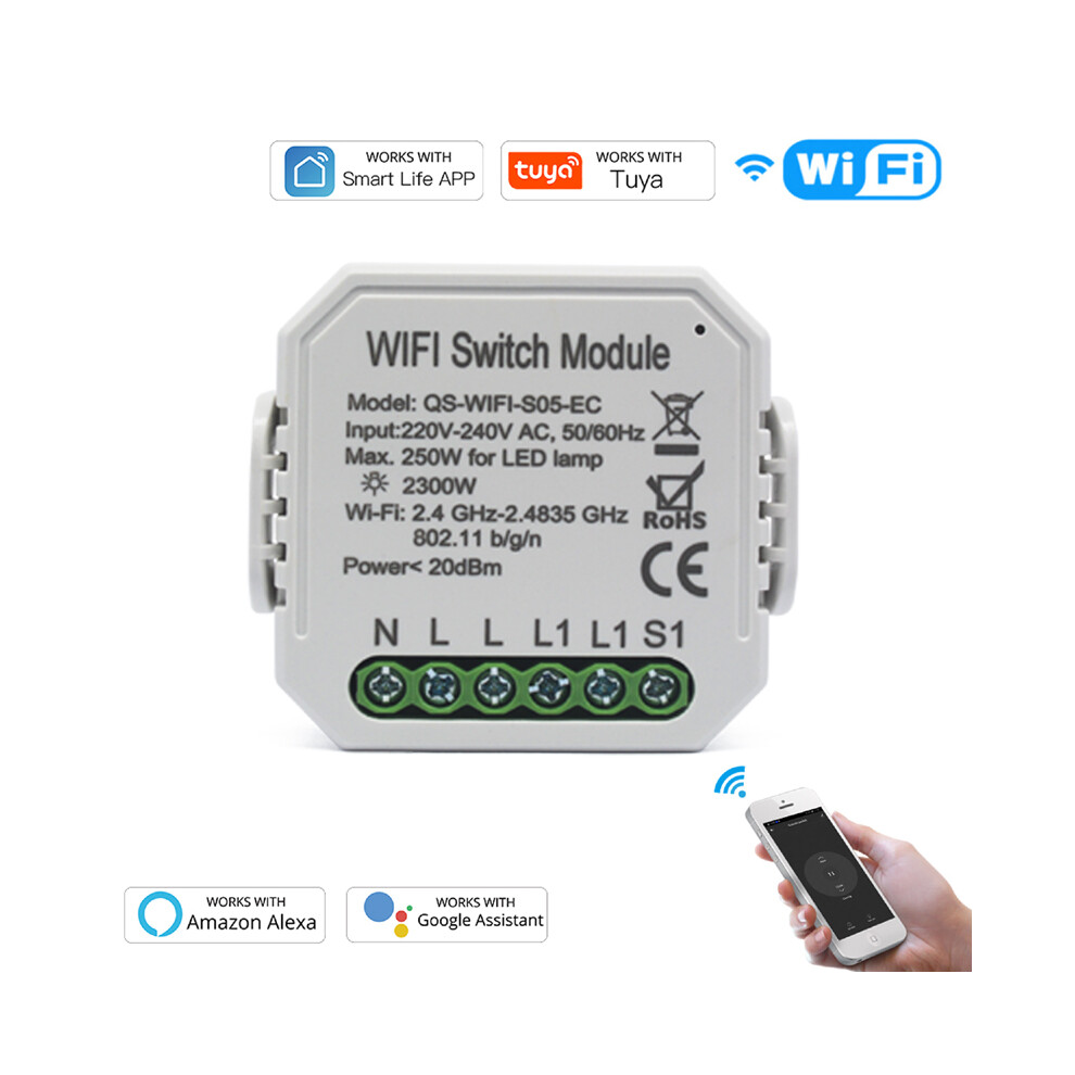 Tuya Diy Wifi Smart Switch Breaker Module Voice Control For Alexa Google Assistant 110691331786