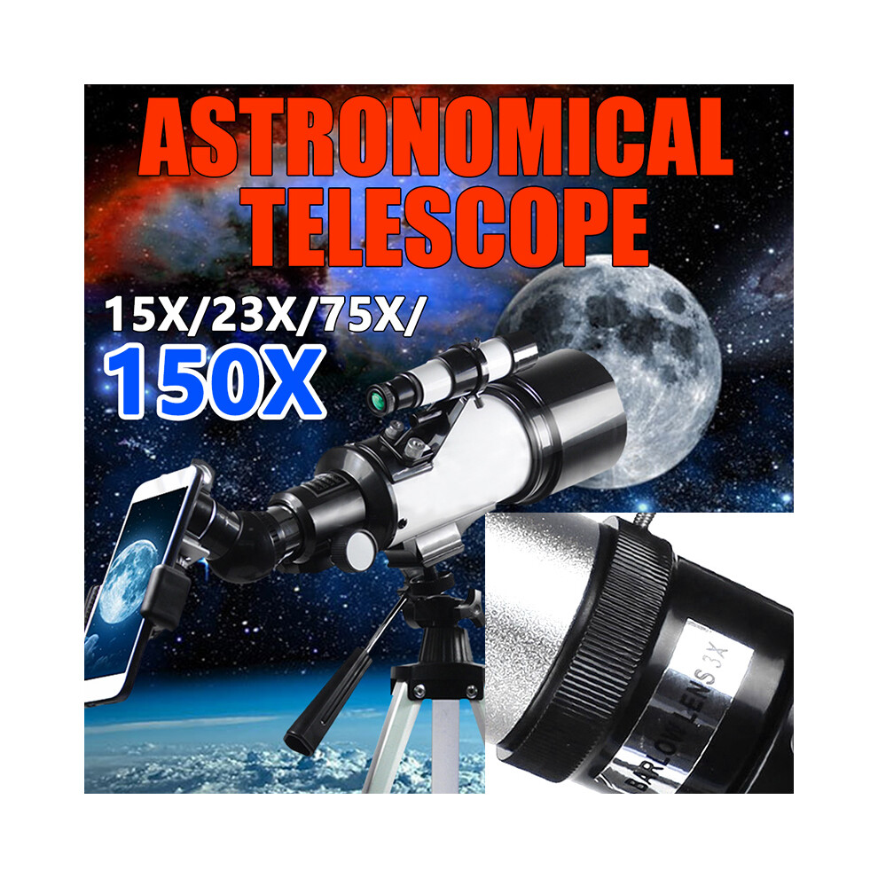 Astronomical Refracter Telescope With Tripod 150X Zoom For Kids Beginners Adults 110691342188