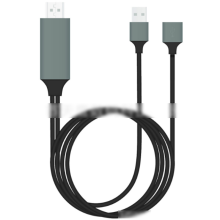 (gray) 1080P MHL USB To HDMI Cable Phone To TV HDTV Adapter For iPhone/Android/Samsung
